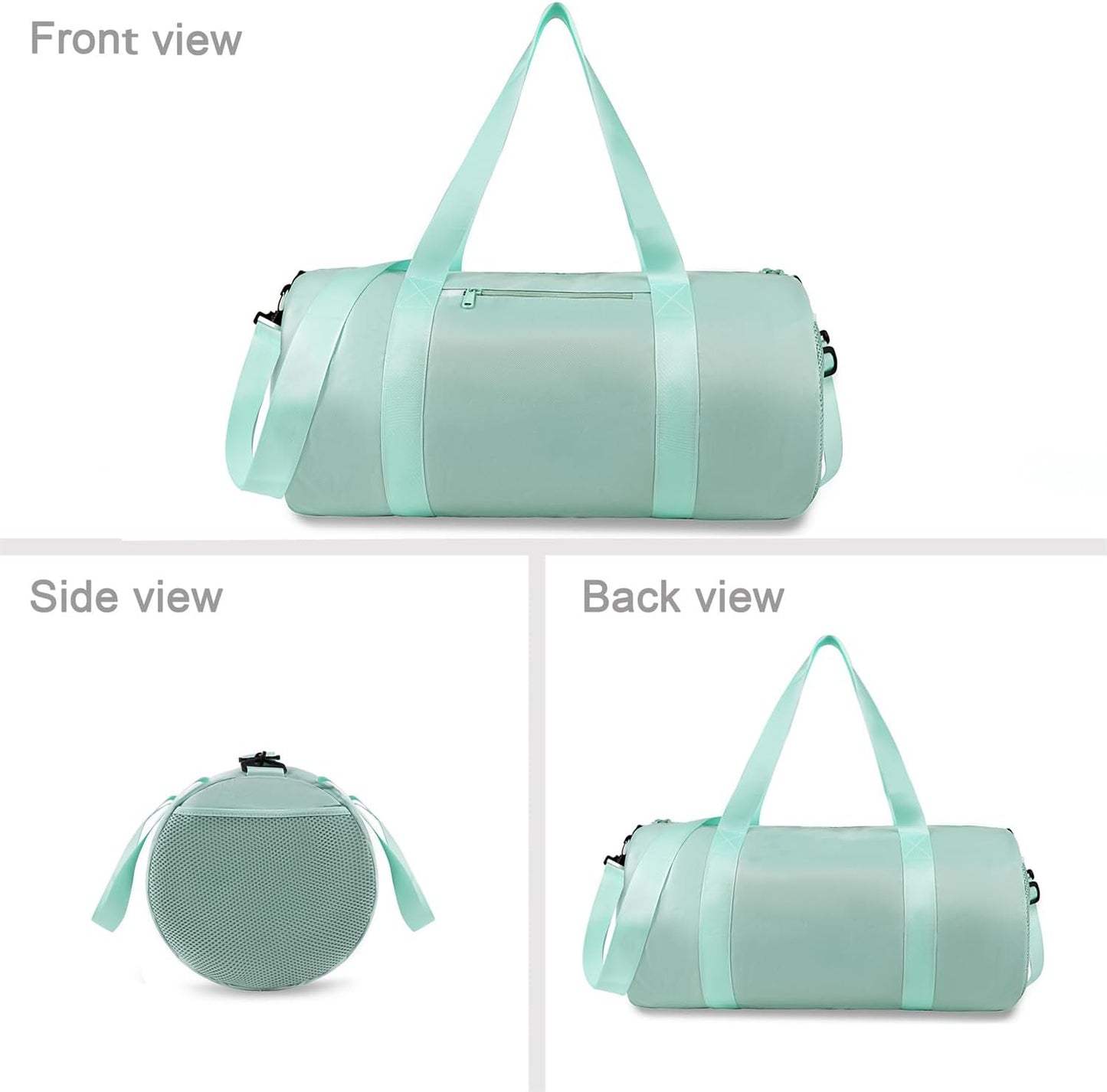 Small Gym Bag Duffel Bag for Women Men Fitness Sports Bag Workout Adjustable Detachable Shoulder