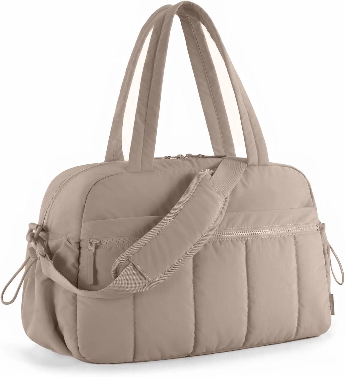 Lightweight Gym Bag with Waterproof Pocket Perfect for Travel Fitness and Daily Use dark brown