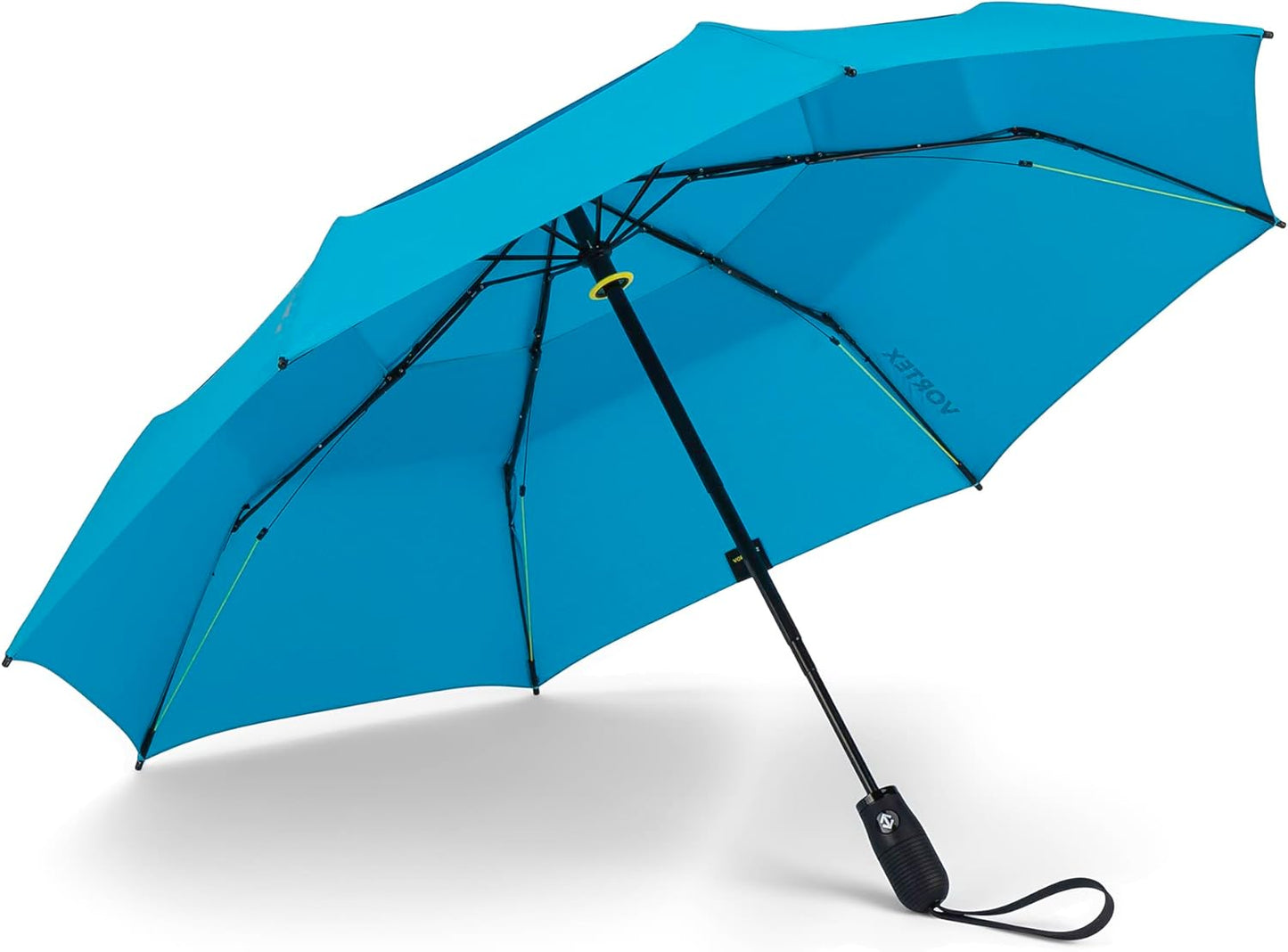 ShedRain Vortex Automatic Compact Folding Windproof Travel Umbrella – Rain & Windproof Vented Double Canopy – Protect from Rain, Sun & Wind - Wind Tunnel Tested to 75 mph