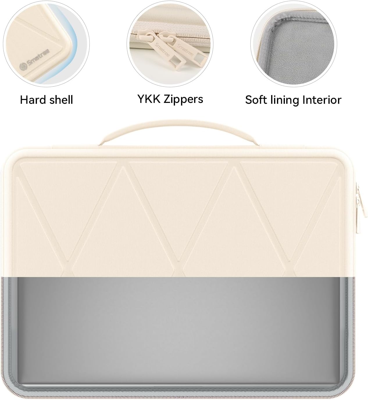 Smatree Hard EVA Protective Sleeve Case Compatible for 15.6 inch Dell Latitude 3550/3540 Laptop