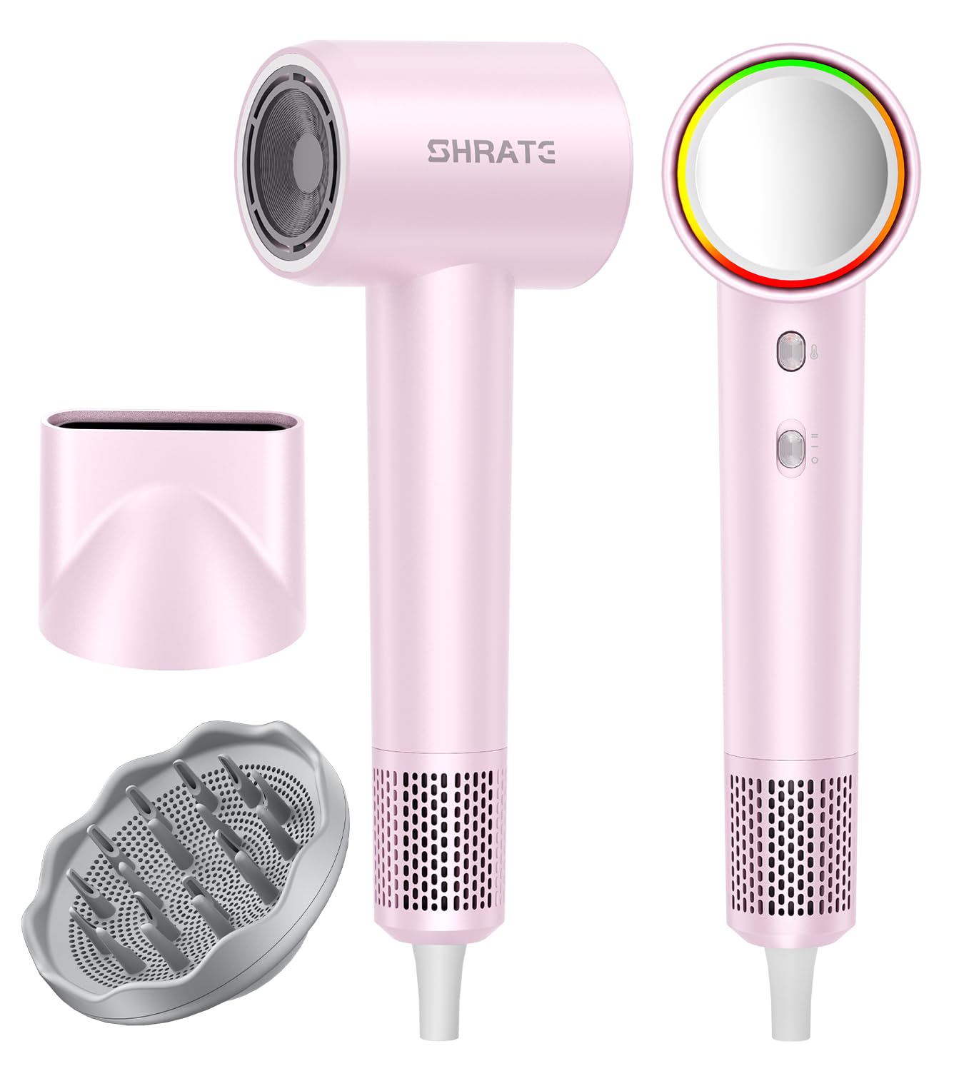 SHRATE Professional High Speed Ionic Hair Dryer | Ultra-Fast Drying | 500 Million Negative Ions |