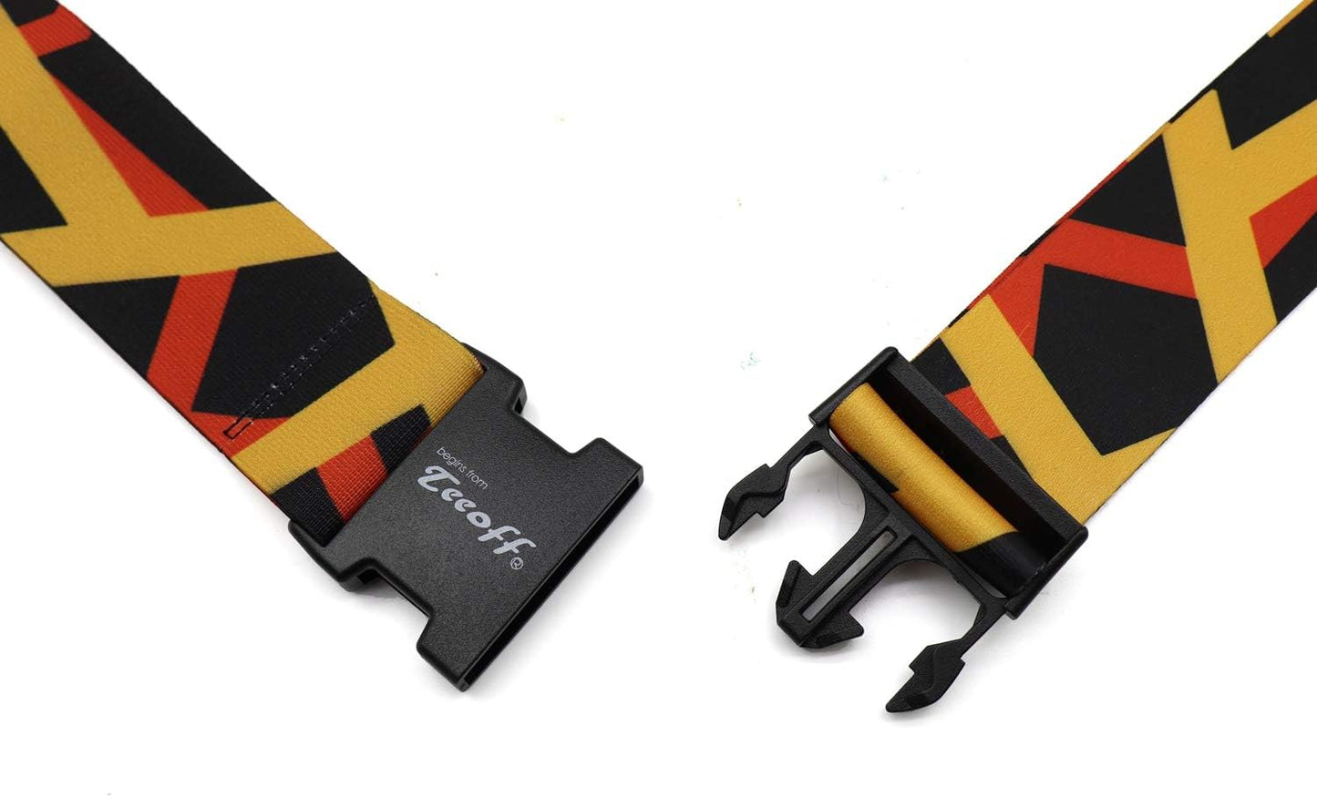 Teeoff Elastic Luggage Straps Suitcase Belts Travel Bag Accessories Adjustable 220CM (Geometric)