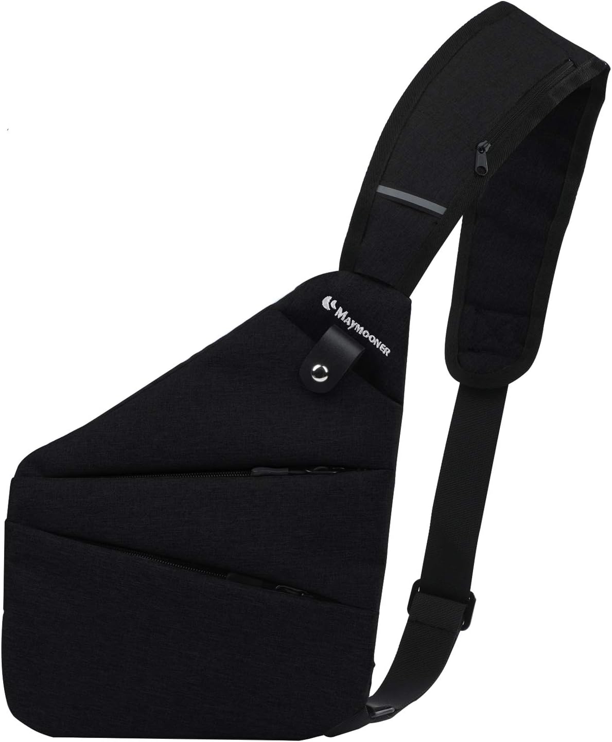 Men Small Sling Shoulder Crossbody Bag Anti-theft One Strap Casual Chest Bags Slim Backpack Outdoor Hiking Biking