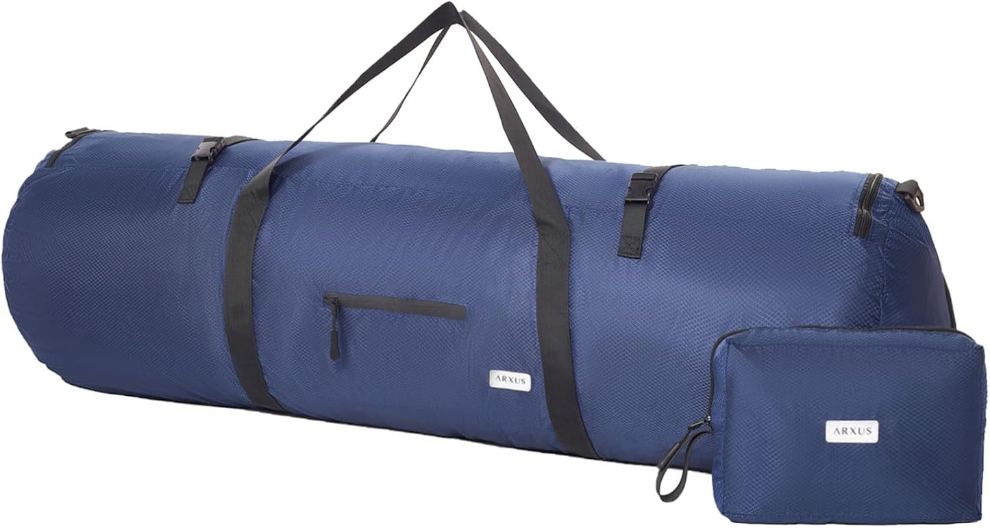 Arxus Extra Large Duffle Bag for Travel Gym 90L 50L 30L Baseball Bat Sports Duffel Bags for Men with Shoulder Strap, Tent Storage Camping