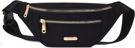 DAITET Crossbody Fanny Pack for Men&Women,Large Waist Bag & Hip Bum Bag with Adjustable Strap for Outdoors Workout Traveling Casual Running Hiking Cycling