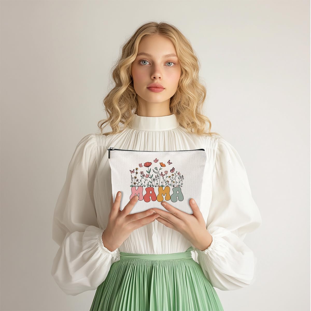 Gifts for Mom Makeup Bag Mom Gifts for Women Her Moms, Toiletry Cosmetic Bag Mama Appreciation Mother, Mothers Day Christmas Birthday Gift, Makeup Pouch Zipper Bags, Organizer, Cosmetic Pouch
