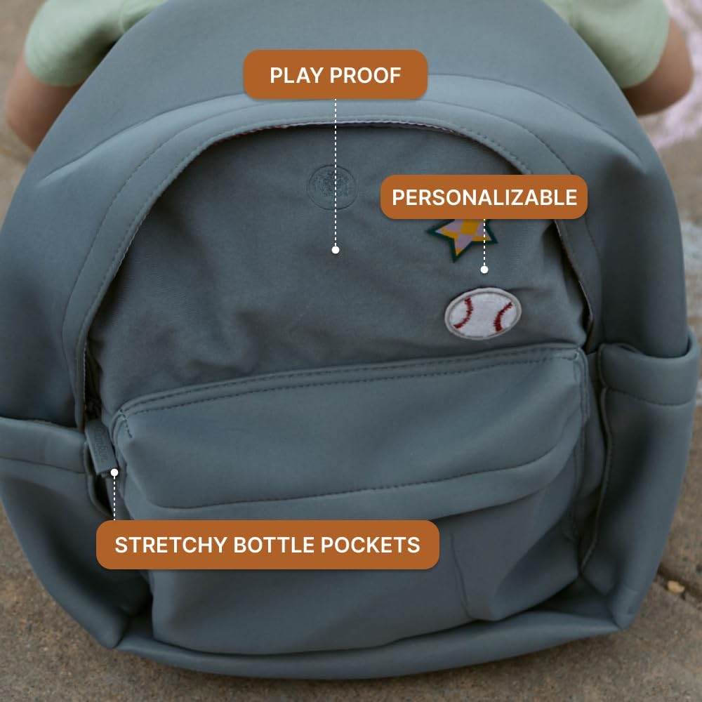 Parker Kids Backpack | Tear-Resistant & Comfortable School & Travel Backpack for Kids with Patch