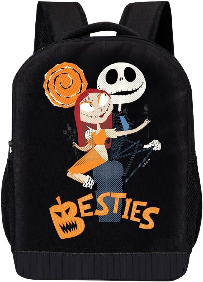 Disney Nightmare Before Christmas Backpack for School | Kids Travel Backpack Jack Skellington School Backpack | Kids Backpack for Girls, Boys, Toddlers, Unisex