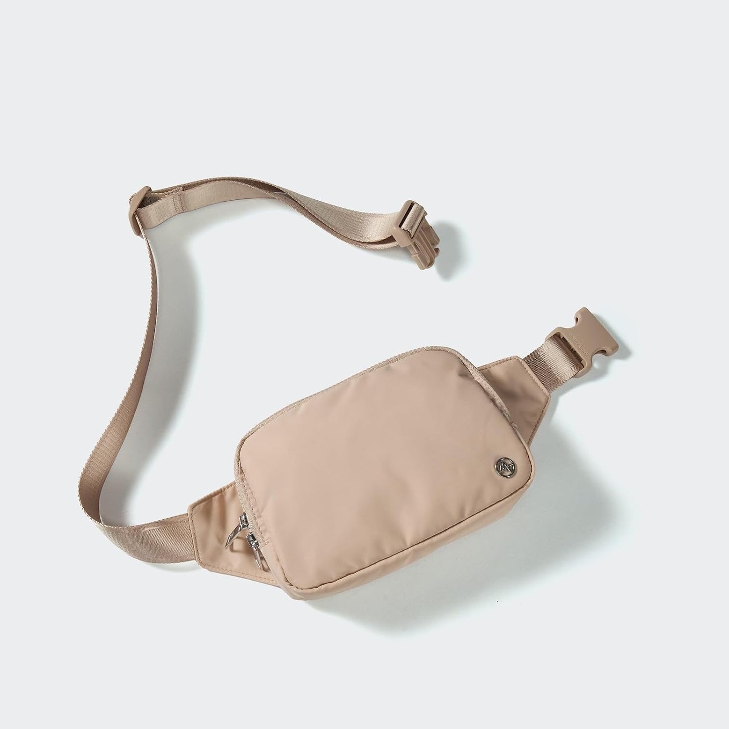 Pander Belt Bag Large 2L, Nylon Fanny Pack Purse for Women and Men with Adjustable Strap
