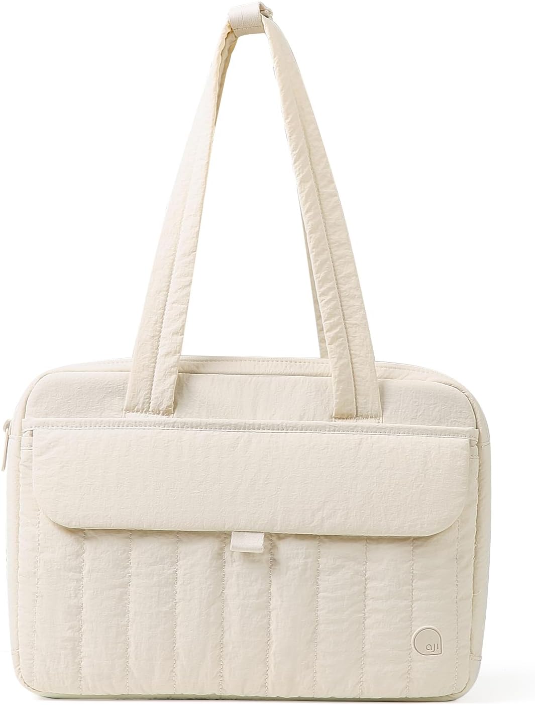 aji Laptop Tote Bag for Women, 14Inch & 16 Inch Laptop Tote Bag with Luggage Trolley Strap for Work/Travel/College/Daily