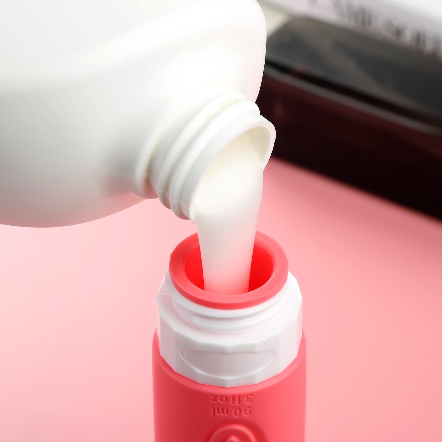 Mrsdry Travel Bottles for Toiletries, Tsa Approved 3oz Travel Size Containers BPA Free Leak Proof