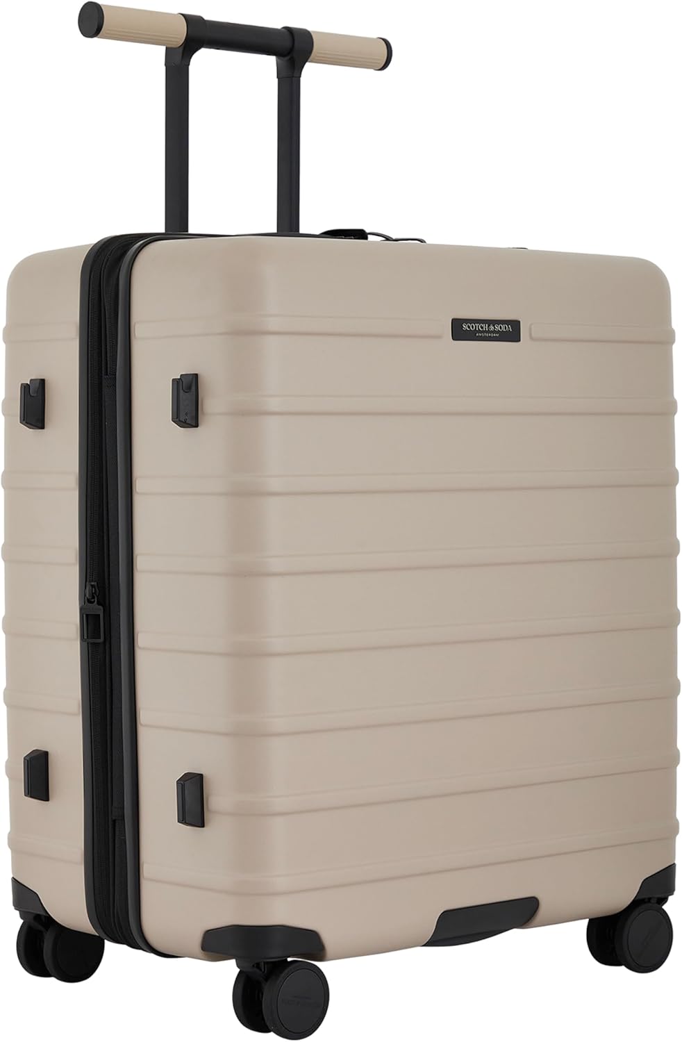 Scotch & Soda Tilburg Luggage, Pebble, 24-Inch Wide Trunk Check-in