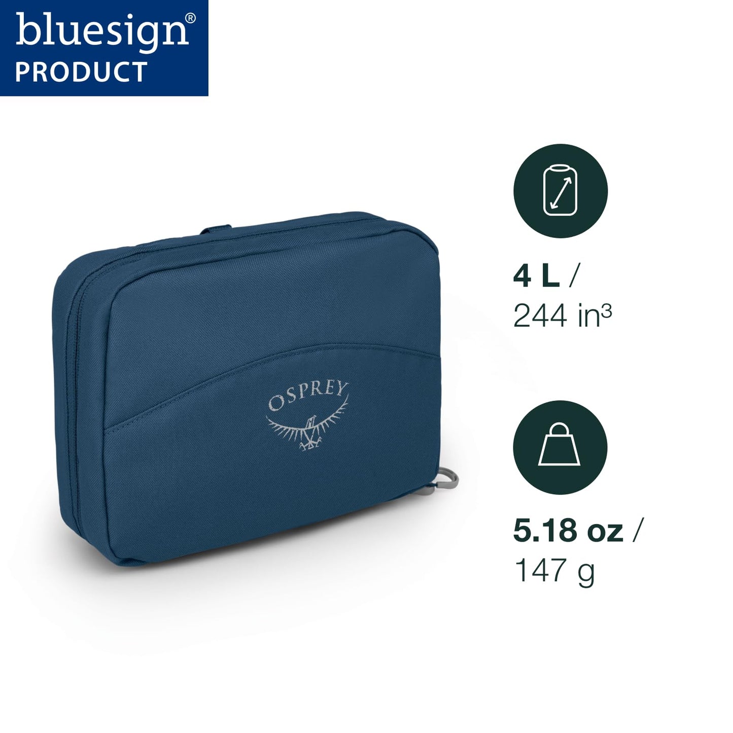 Osprey Daylite Hanging Toiletry Kit, Night Shift Blue