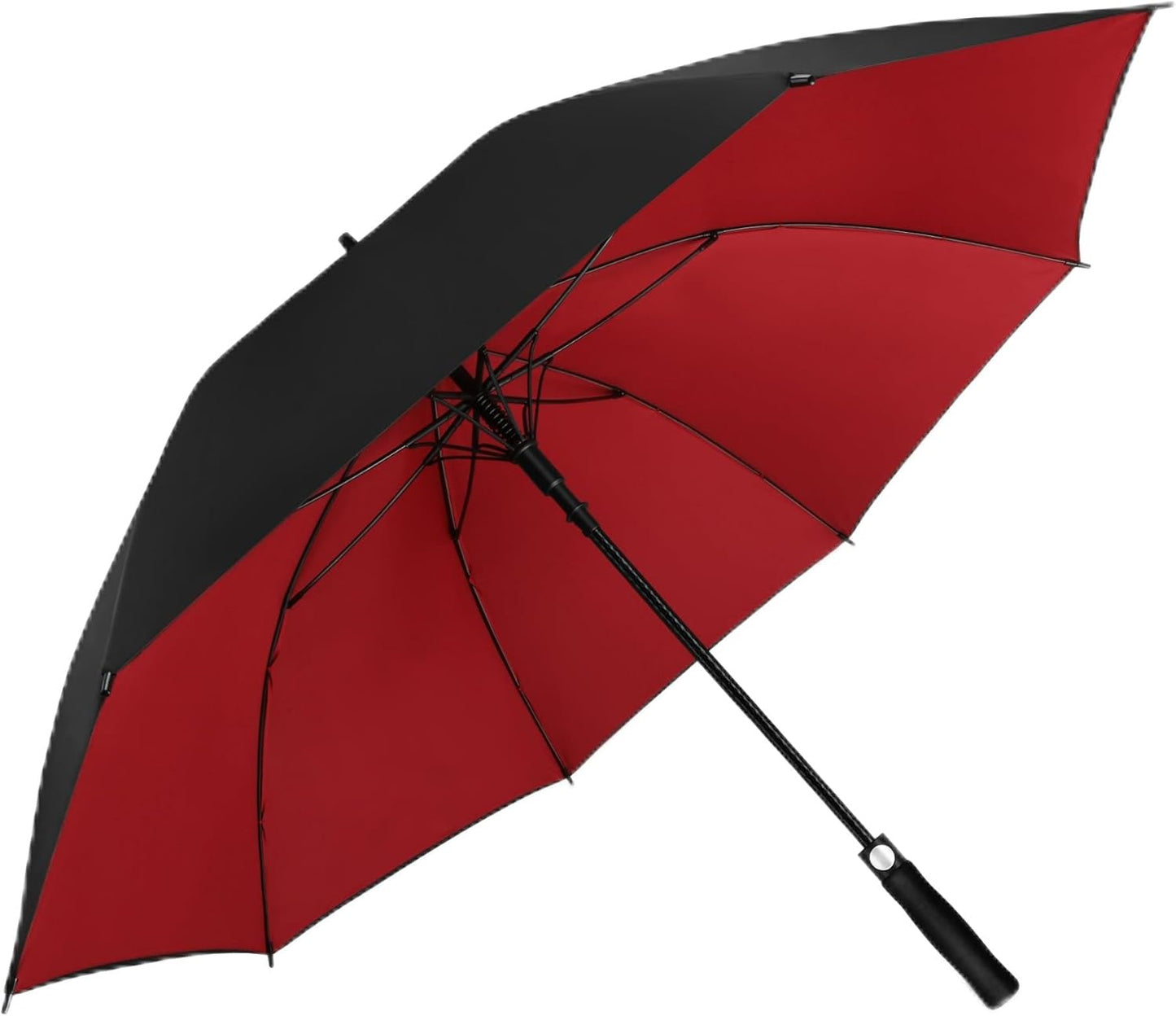 ZOMAKE Golf Umbrella Windproof, Extra Large Oversized Heavy Duty Double Canopy for Rain, Sports Games & Push Cart(51/54/62/68/72Inch)