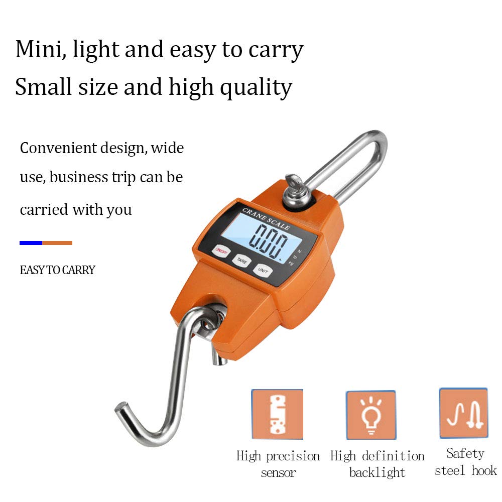 Hanging Weight Scale Industrial Heavy Duty for Farm, Hunting, Bow Draw Weight, Big Fish & Hoyer Lift with Accurate Sensor Digital, Professional (660 LBS)2