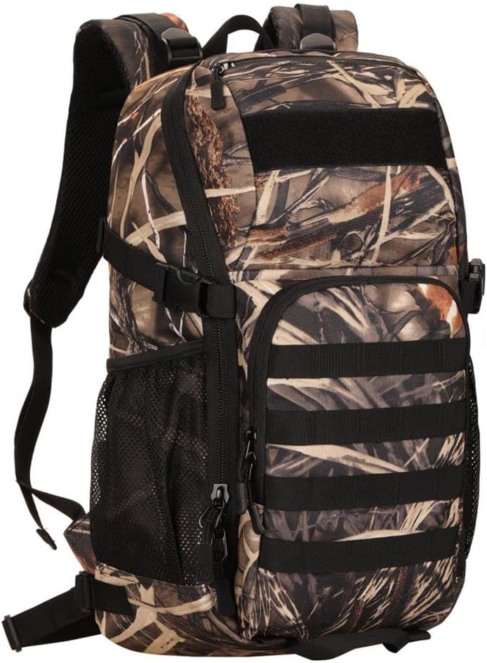 HUNTVP Tactical Backpack Military MOLLE Backpack Hunting Rucksack Gear Assault Pack 25L WR
