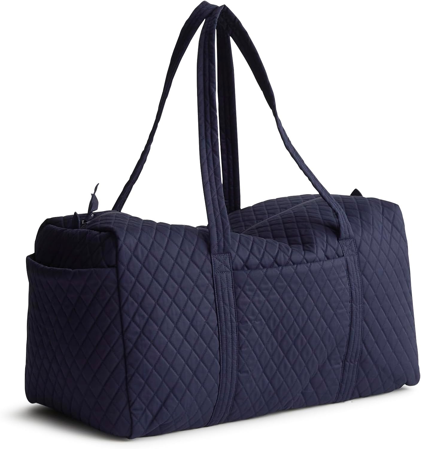 Vera Bradley Women's Premium Cotton Large Original Duffel Bag, Peacoat, One Size