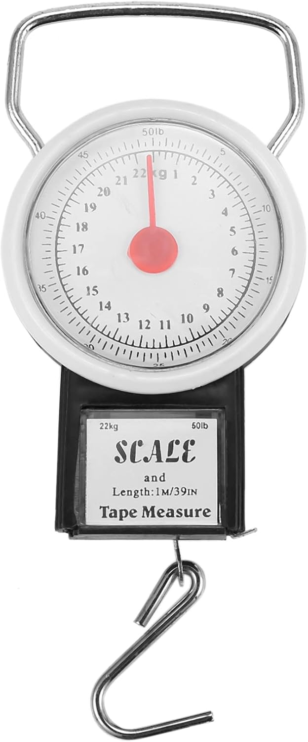 Portable Luggage Travel Scale Suitcase 22kg 50lb Measuring Tape