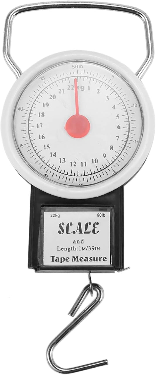 Portable Luggage Travel Scale Suitcase 22kg 50lb Measuring Tape