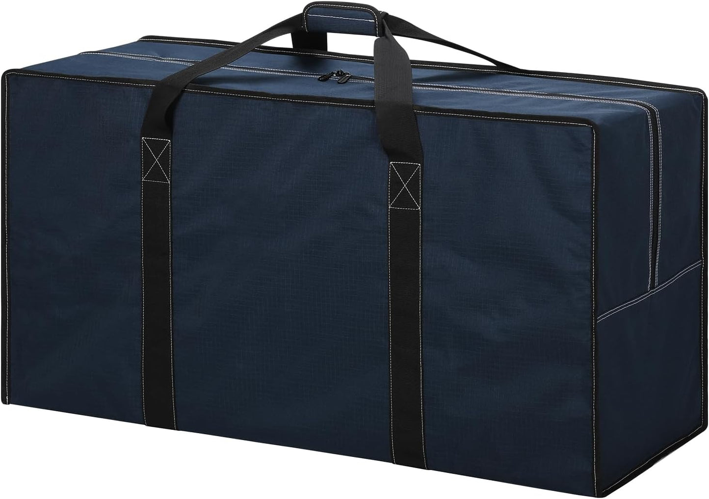 130L Extra Large Duffle Bag - 35 inch Heavy Duty & Water Resistant Duffel Bag Durable Luggage Storage Bag for Camping, Travel, Sports (Navy Blue)