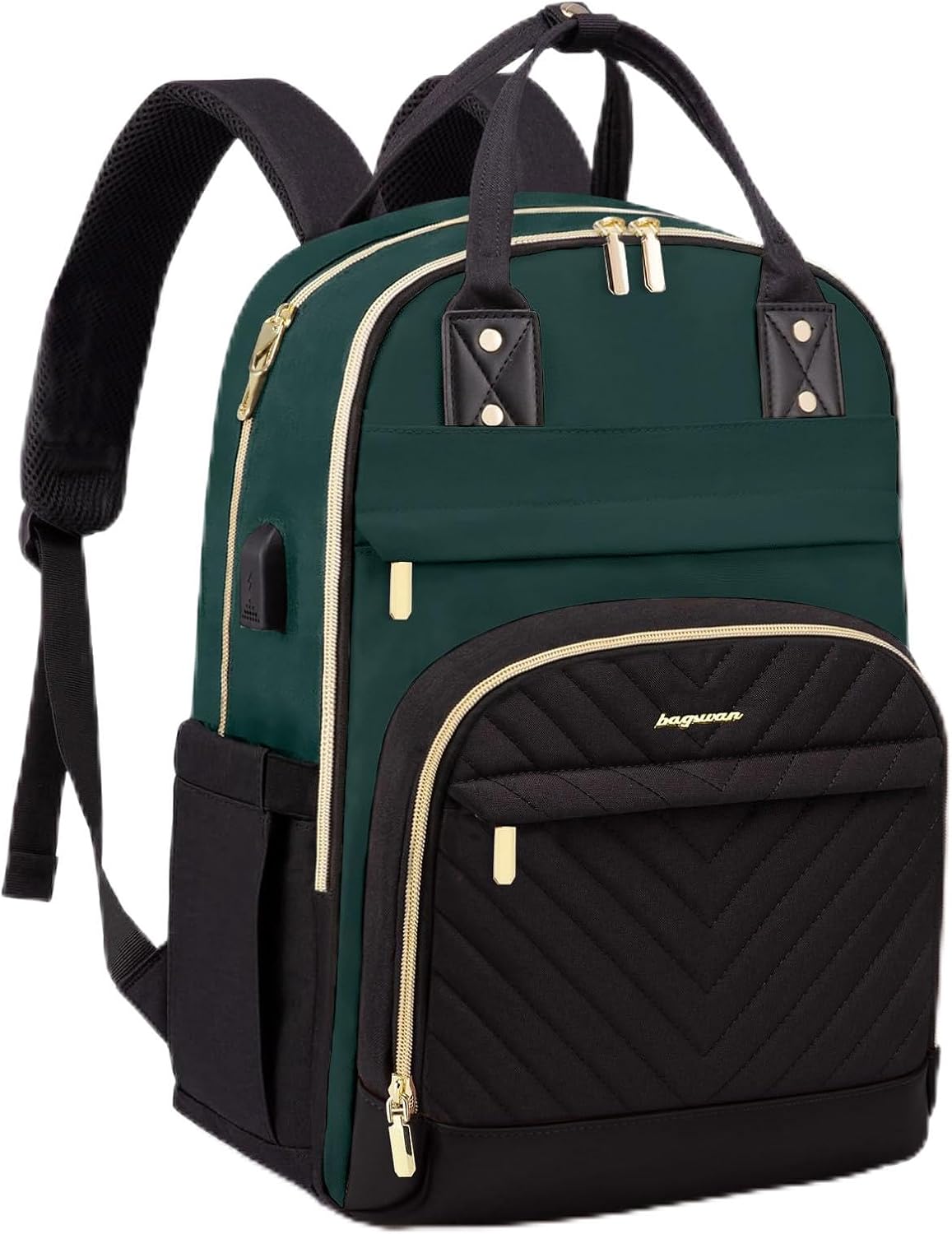 Laptop Backpack for Women Work Bag - 15.6 inch Travel Backpack with USB Charger College Bookbag