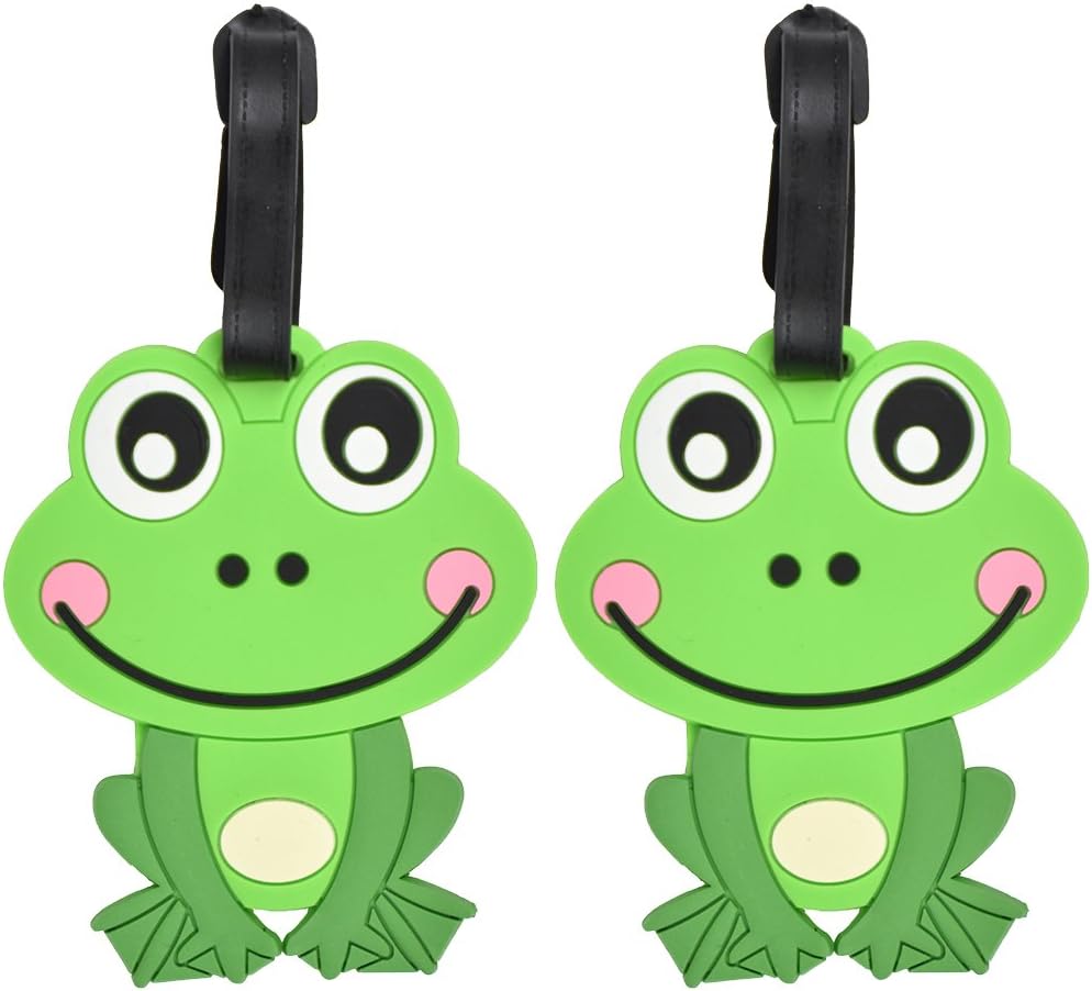 Animal Luggage Tags Cute Suitcase Labels (Set of 2)