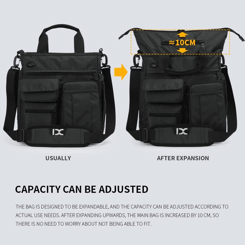Mens Messenger Bag Laptop Shoulder Bag Computer Work Office Bag Waterproof Briefcases for Travel Work