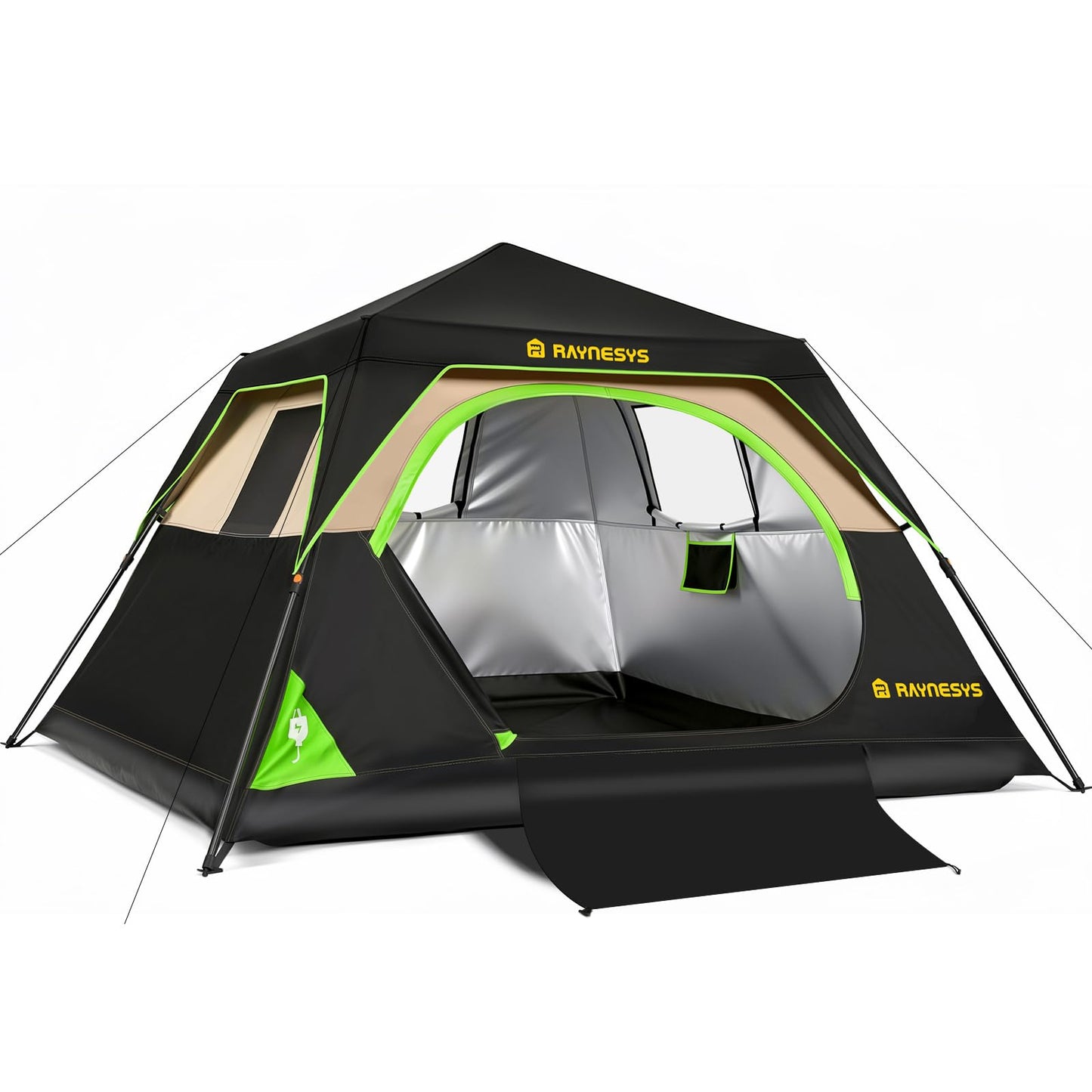 6 Person Camping Tent, Setup in 60 Seconds, Waterproof,Outdoor Camping