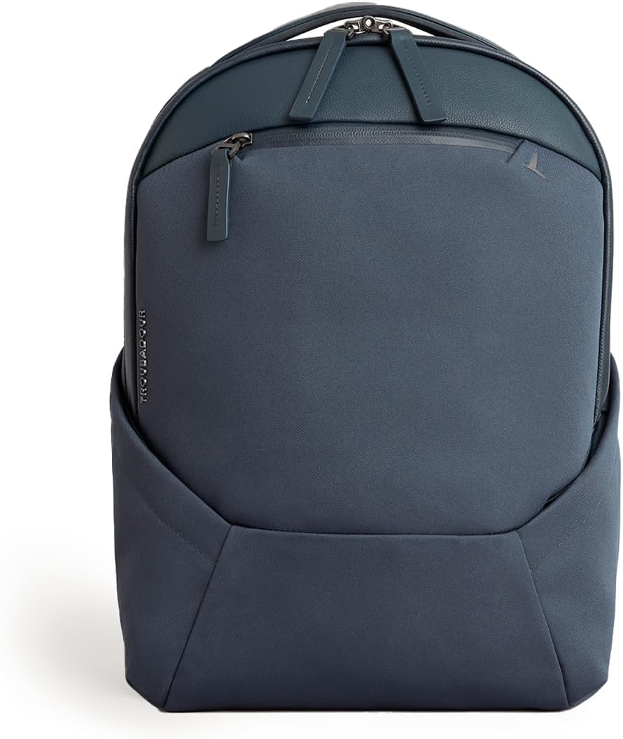 Troubadour Apex 4.0 Compact - 16L Premium Laptop Backpack - Ergonomic & Water Resistant - Designed for Work and Travel - Basalt
