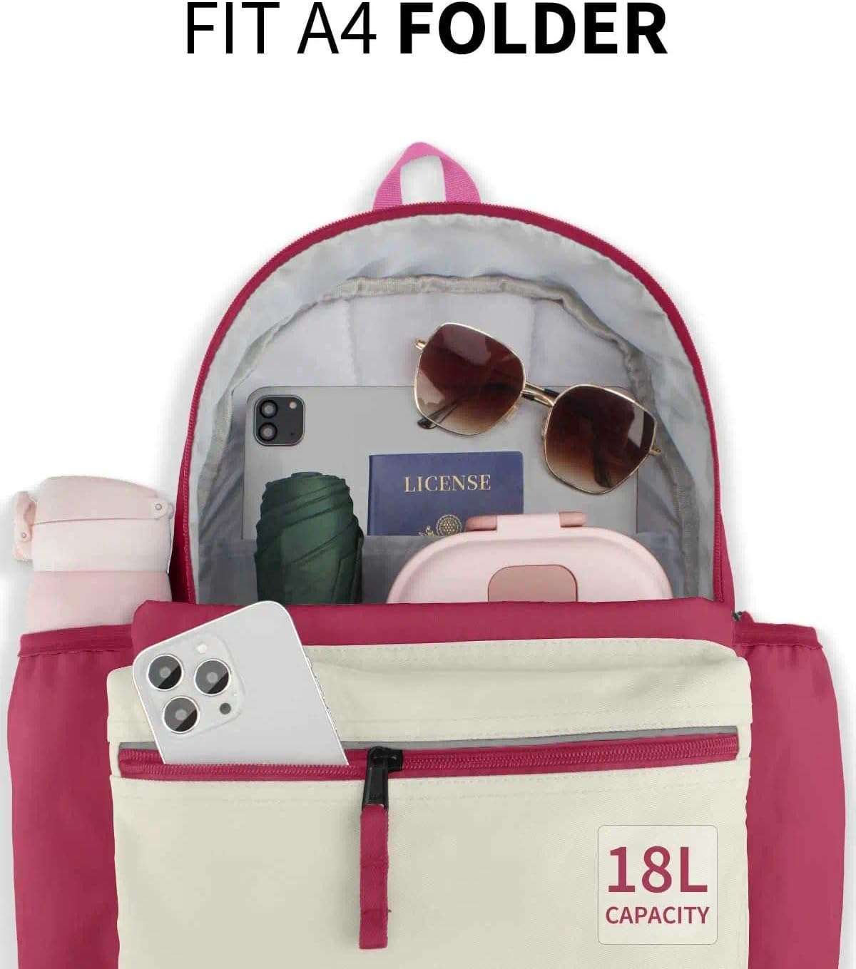 Kids Backpack for Girls: Girls Backpack 6-10 - Kindergarten Elementary School Bookbag for Girl