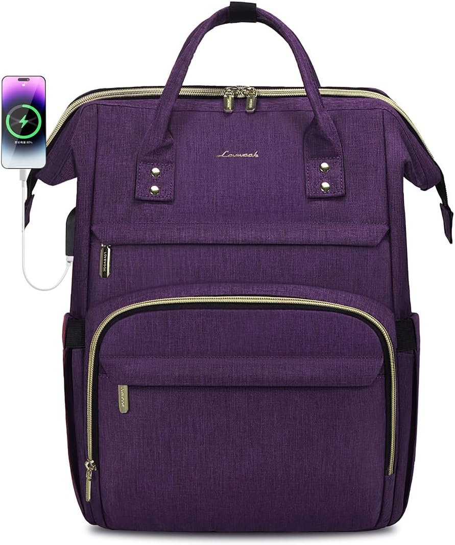 LOVEVOOK Laptop Backpack for Women,15.6 Inch Professional Womens Travel Backpack Purse Computer