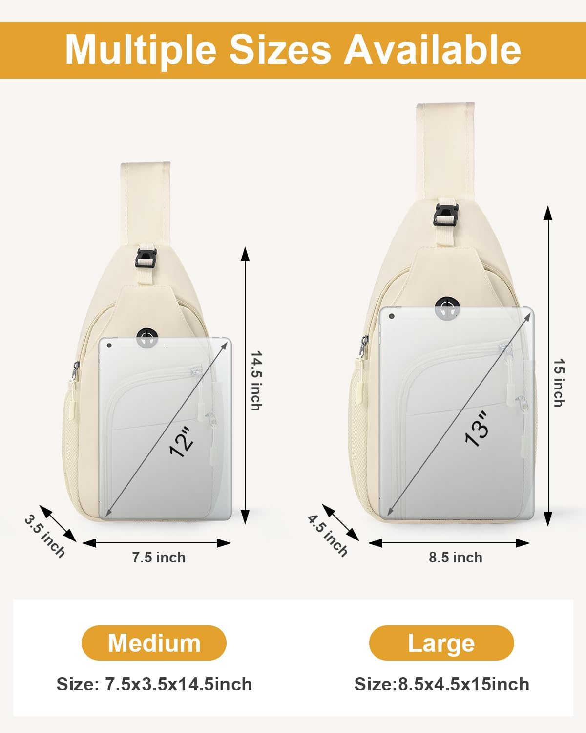 Crossbody Bags for Women Man, Waterproof Sling Bag Backpack Trendy Casual Cross Body Bags with