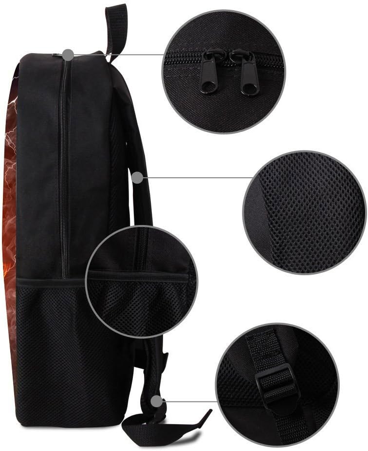World Cup Football Sports Backpack 17 in Black Boy Backpack,Cool Design Casual Daypack School Bookbags for Man/Kid/Girl/Woman…