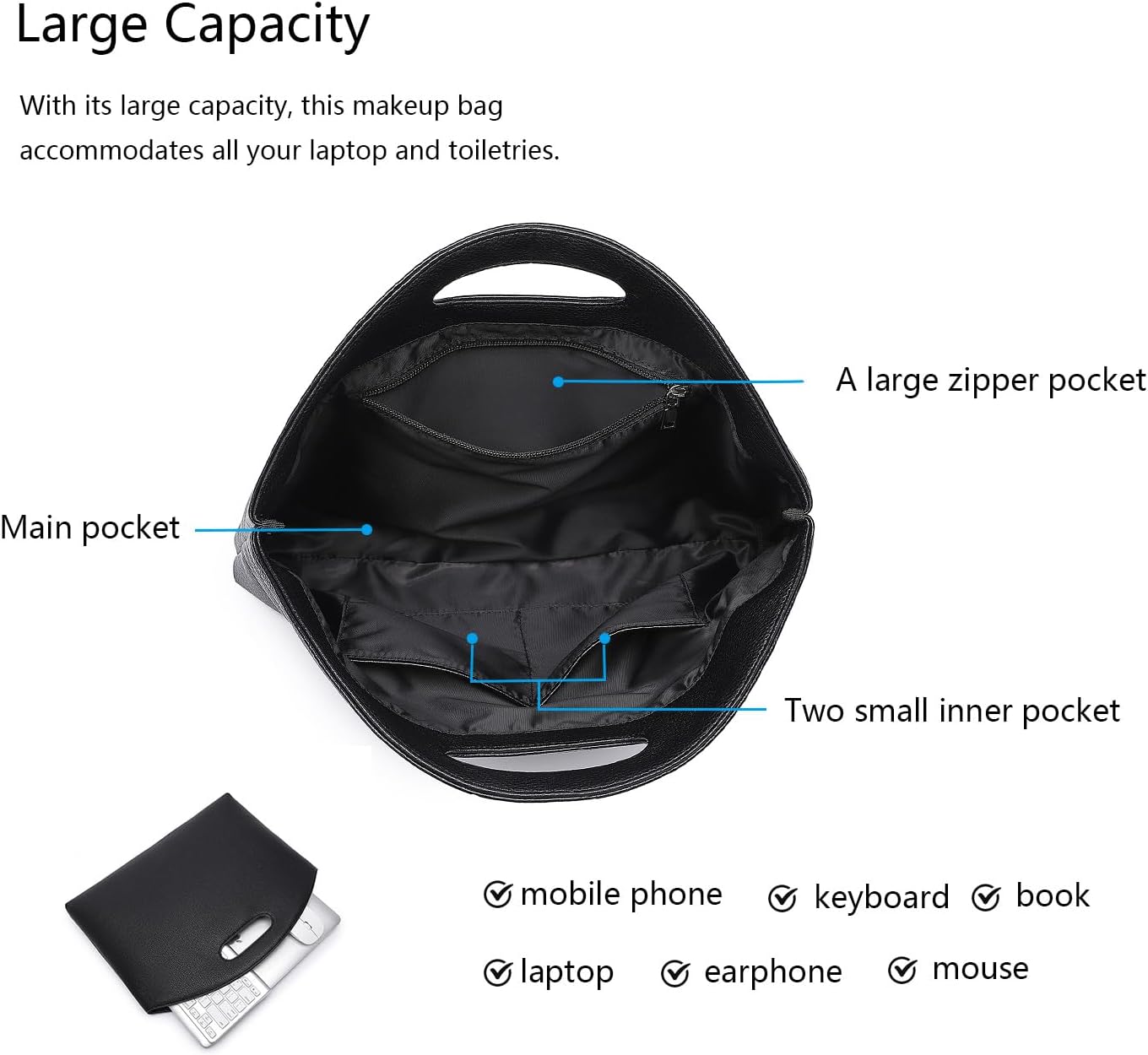 Official Document Computer Bag Stylishly Sleek with Multiple Compartments and Easy to Carry Design