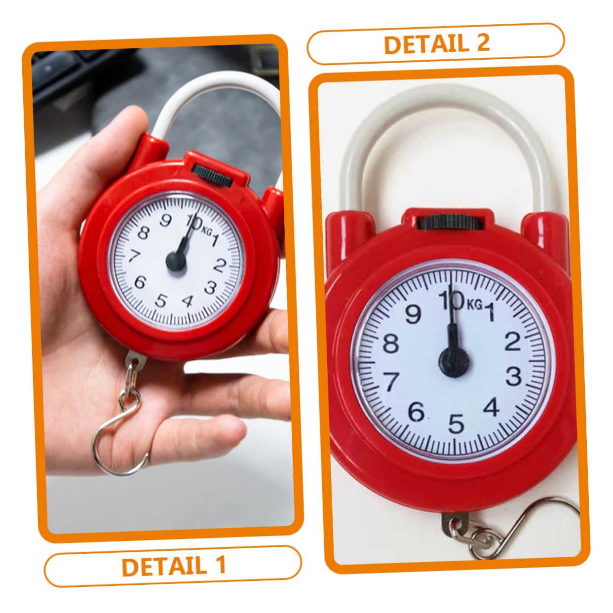 Portable Digital Luggage Scale for Travel Suitcase Scale Easy to Use Hook for Fishing Tools