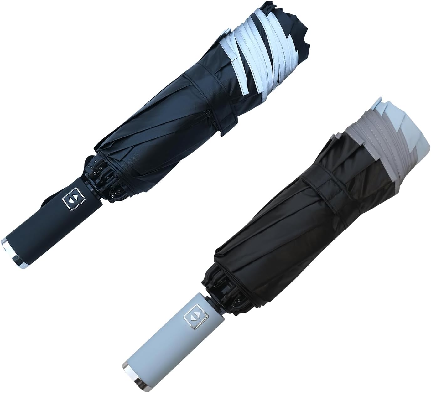 BAODINI Inverted UV Umbrella for Rain and Sun Medium Size UPF 50+ Rverse Compact Umbrella Auto Open Close