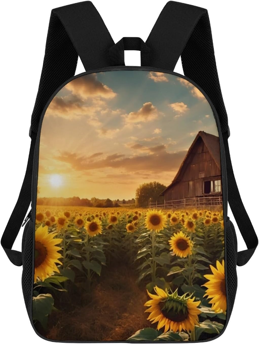 Daisy Sunset School Backpack Lightweight Laptop Backpacks Large Capacity 1 Main Compartment Outdoor