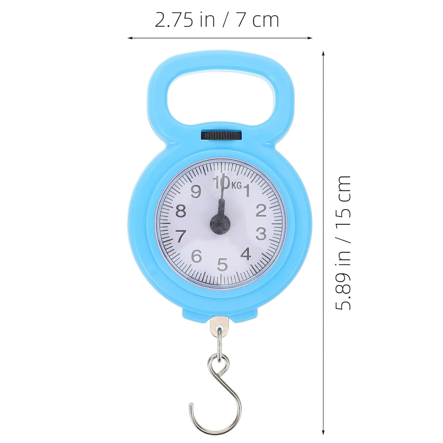 Compact Metal Hanging Scale Portable Scale for Luggage Easy to Use and Clean