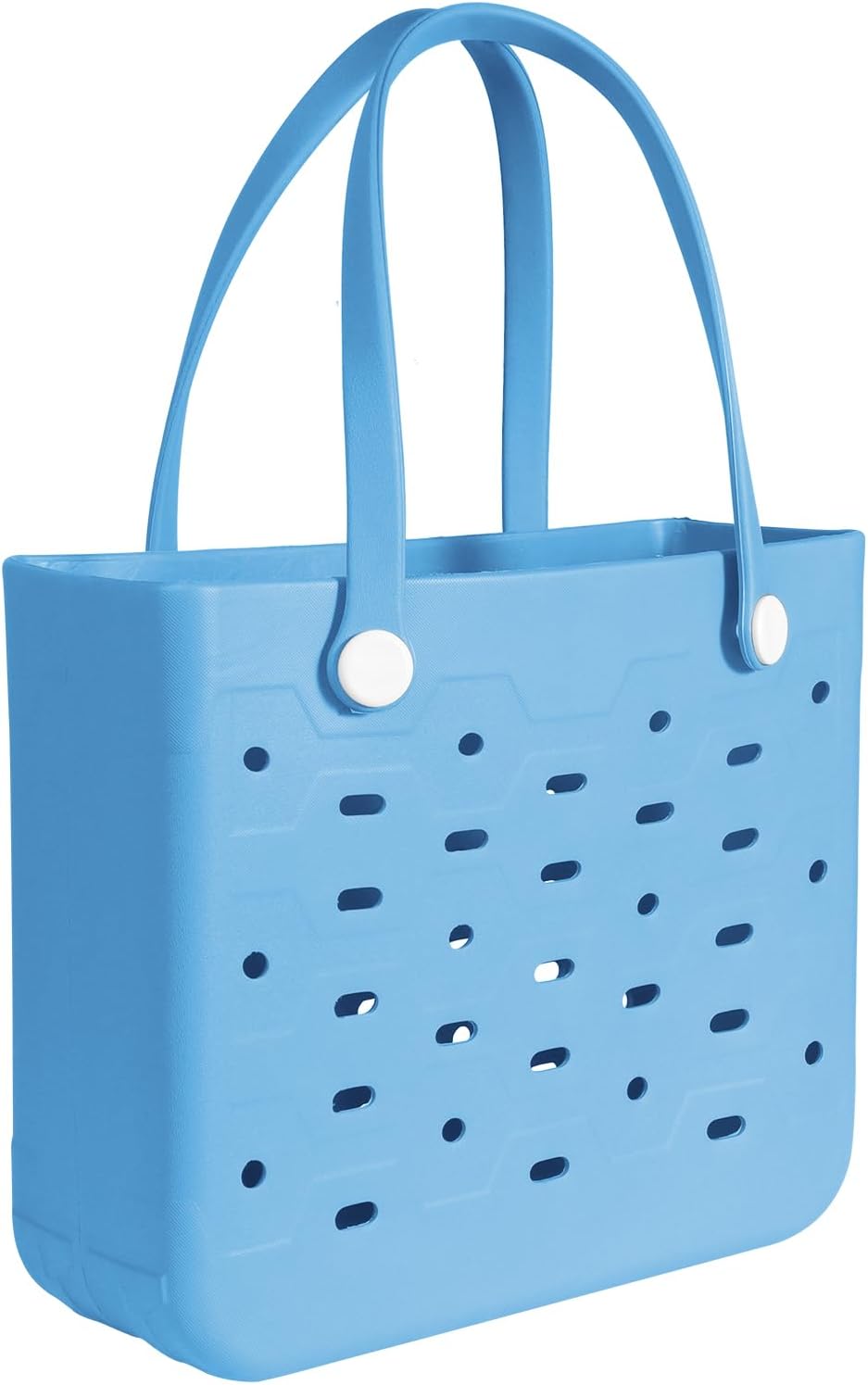 Medium Rubber Beach Bag for Men & Women, Large Capacity Rubber Travel Tote Bag for the Beach Boat Pool