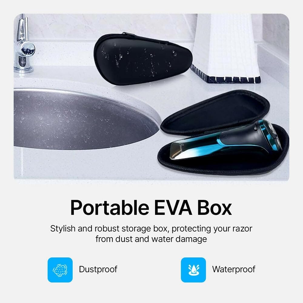 Electric Razor 4d Rotary, Ipx7 Waterproof, 2025 New Rechargeable Facial Electric Razor for Men, Wet & Dry Shaving (1 Set)