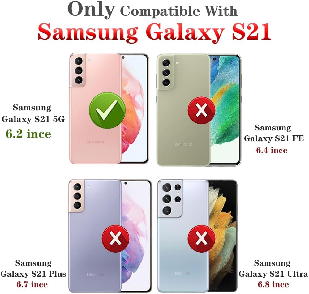 for Galaxy S21 Case with Screen Protection: Heavy Duty Protective Shockproof and Scratch Proof Cell Phone case for Samsung Galaxy S21-Pink