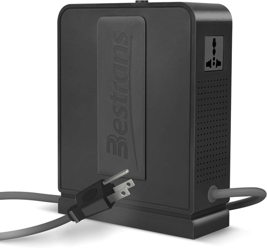 Step Up Transformer 110v to 220v, Heavy Duty 110v to 220v Converter 2000w Power Transformer, Step Up Voltage Converter with 2 Universal Outlets for 220V Asia Europe Appliance Use in US, Grey