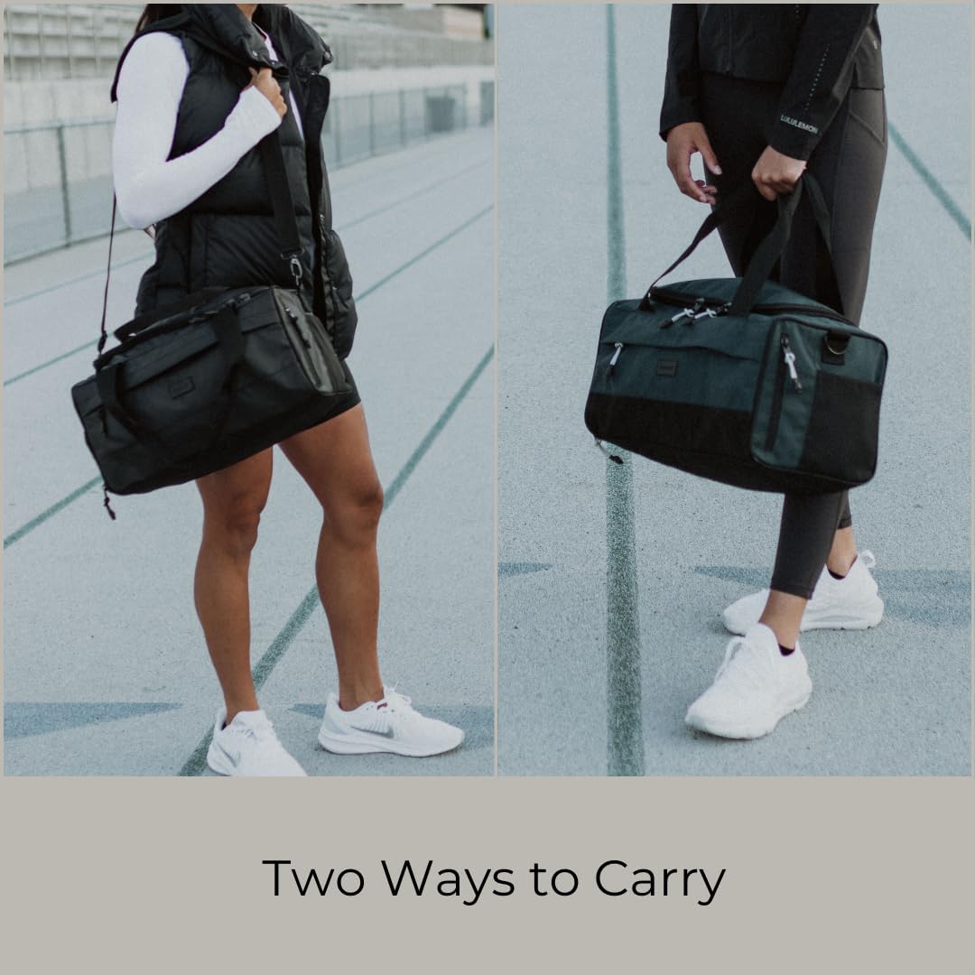 Vooray 23L Boost Duffel Bag – Small Travel & Gym Bag with Shoe Pocket, Weekender for Women & Men, Ideal for Overnight, Sports, and Workouts