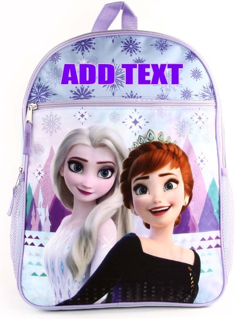 Personalized 16 Inch License School Backpack - Disney Frozen