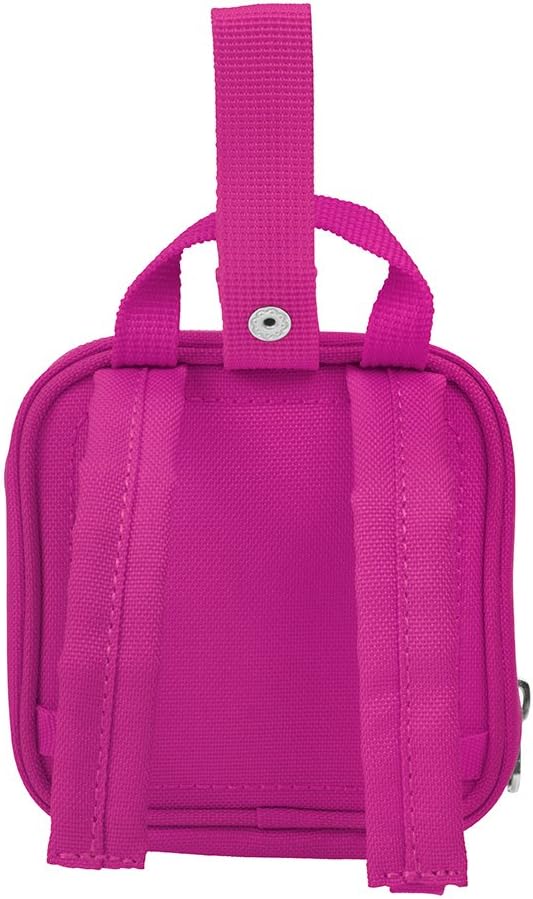 LEGO Kids Brick Mini Backpack Accessory Pouch with Novelty Backstraps, Snaps to Belt or Full-Size Backpack, Holds Small Items like Keys & Headphones, Red