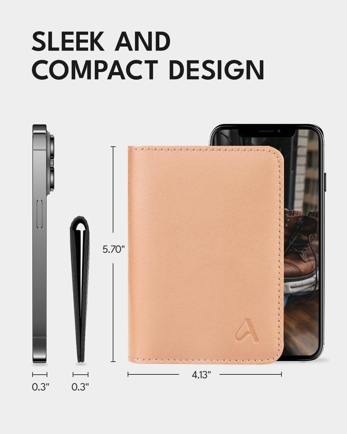 ALLIVE Genuine Leather Passport Holder - Wallets, Airport Essentials & Travel Gifts
