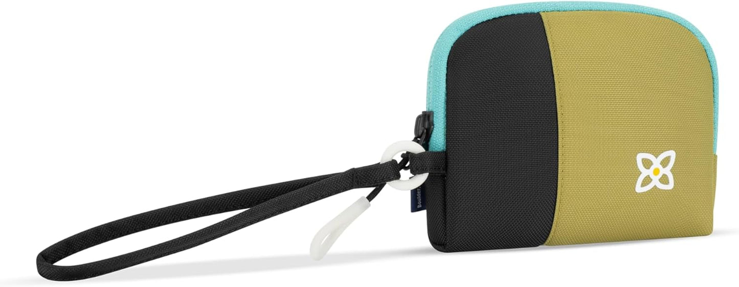 Sherpani Jolie, Lightweight Travel Pouch, Cosmetic Bag, Recycled Wristlet Bag, Toiletry Bag for Women, Travel Gift (Alchemy, Small)