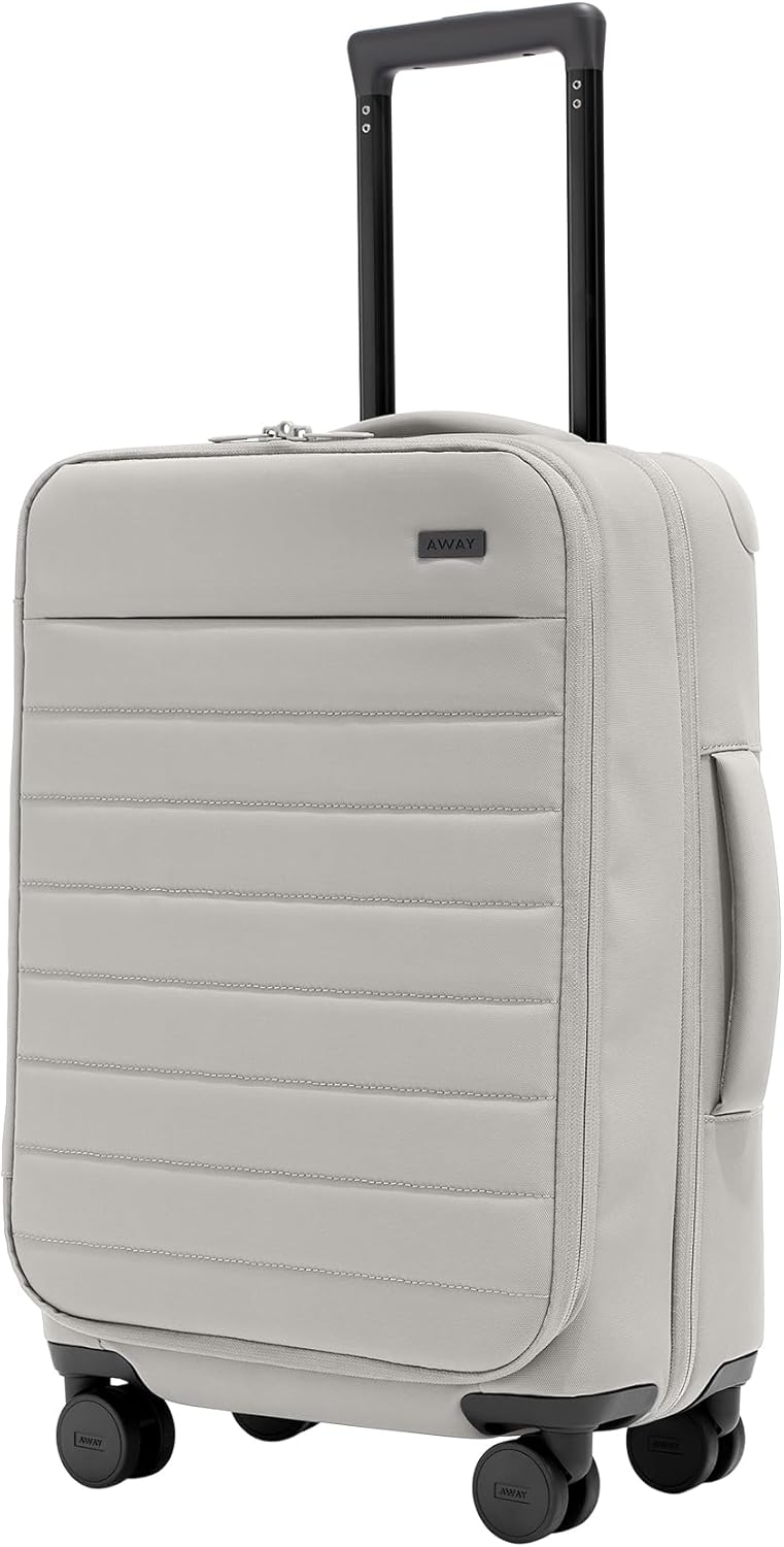 Away Softside Carry-On Suitcase, 22 Inch Lightweight, Expandable High-Strength Nylon Luggage With