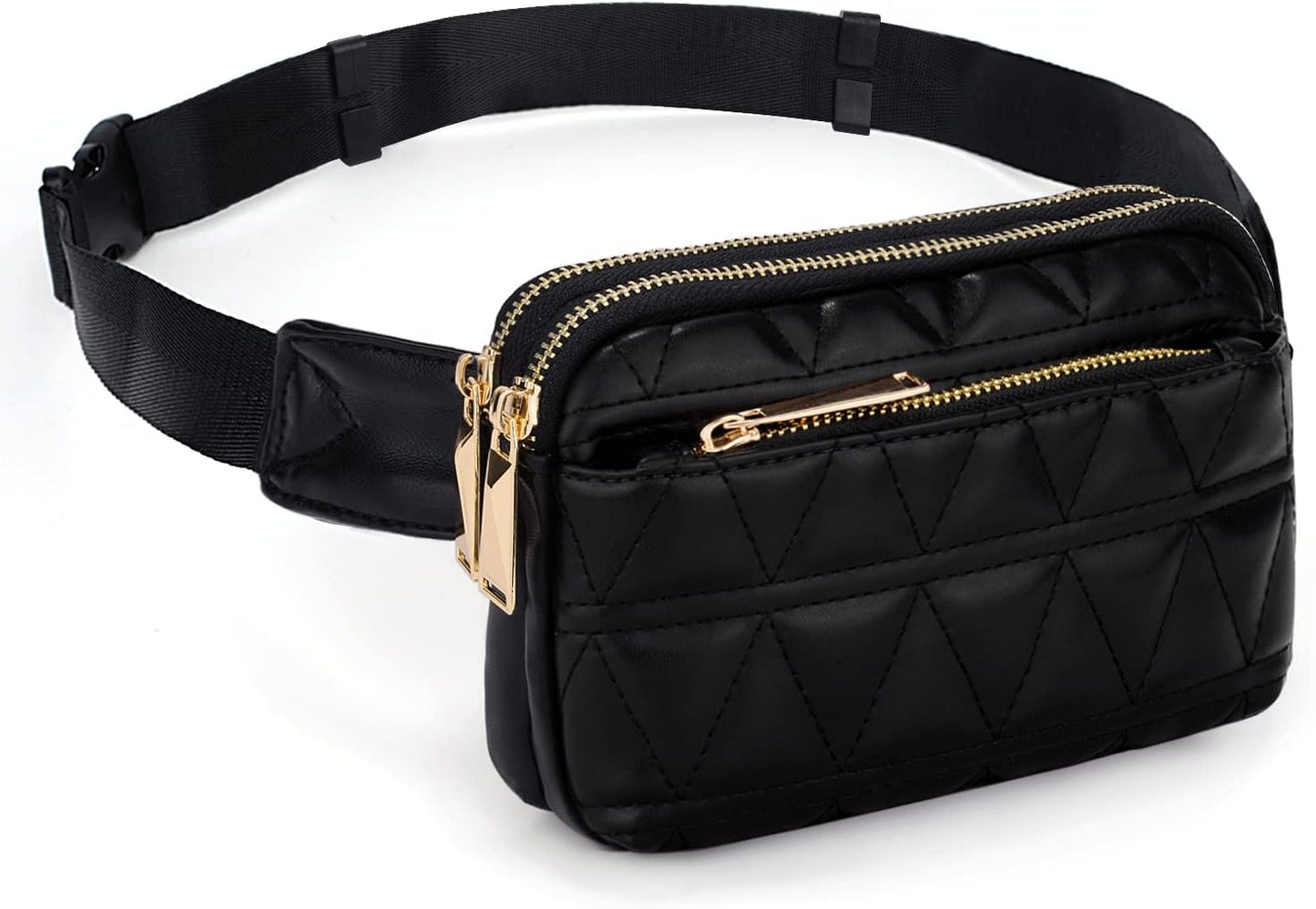 UTO Fanny Pack for Women Crossbody Trendy Fashion Belt Purse Chest Waist Hip Bumbag for Outdoor Shopping Travel Hiking