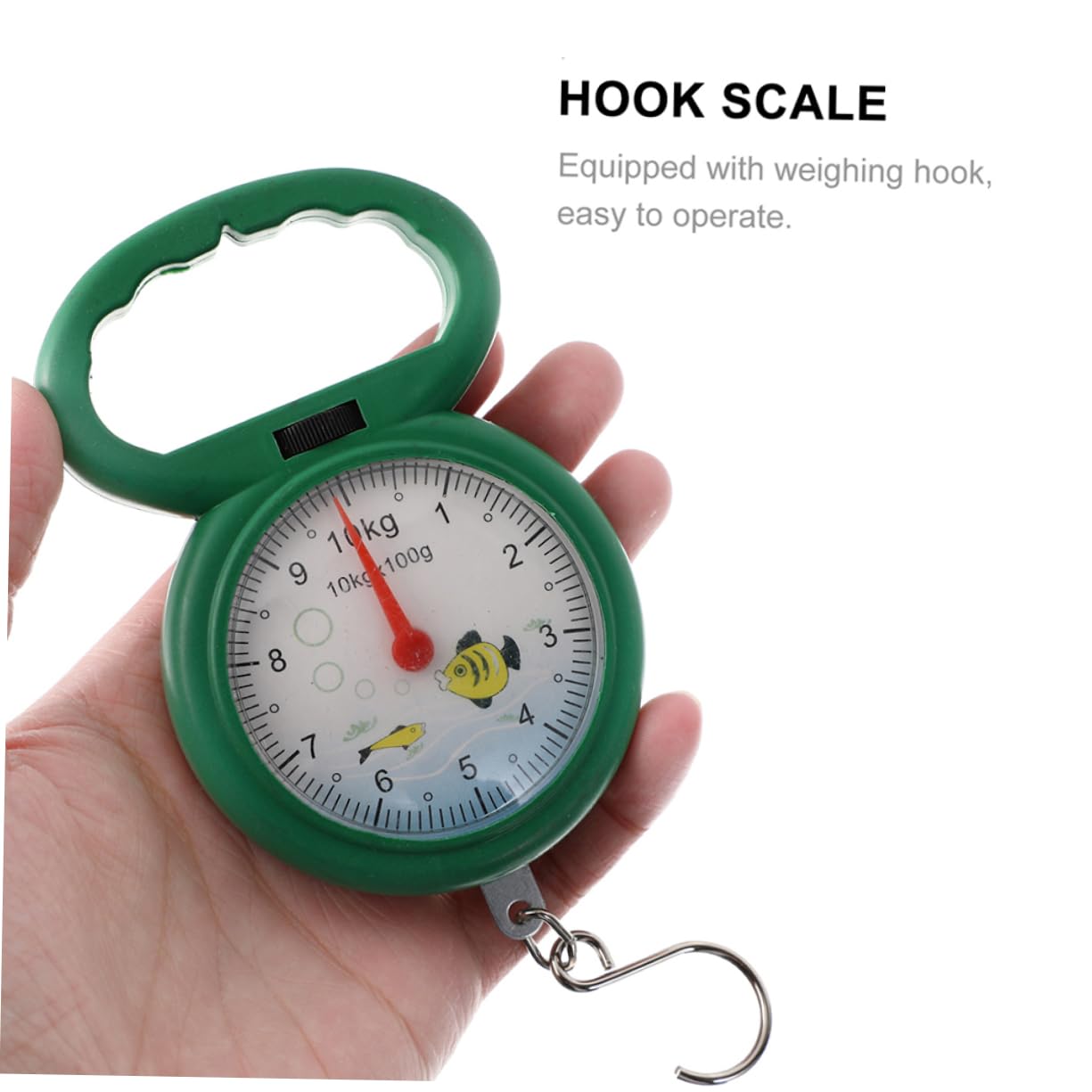 4pcs Supermarket Scale Handheld Spring Scale for Suitcase Lightweight Compact for Easy Carrying Random Color